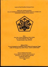 Image of Perilaku Generasi muda dalam kehidupan Masyarakat Hindu di Kuala Pembuang (Perspektif Filosofi dan Sosial)