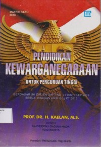 Image of Pendidikan kewarganegaraan untuk perguruan tinggi