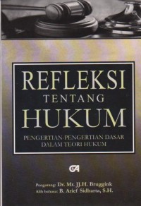 Image of Refleksi Tentang Hukum Pengertian - Pengertian Dasar Dalam Teori Hukum