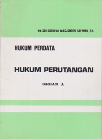 Image of Hukum Perdata Hukum Perutangan Bagian A