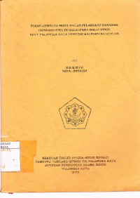 Image of Peran Generasi Muda Dalam Pelaksanaan Basarah (Sembahyang) Di Balai Pada Balai Induk Kota Palangka Raya Propinsi Kalimantan Tengah