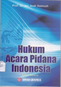 Image of Hukum Acara Pidana Indonesia