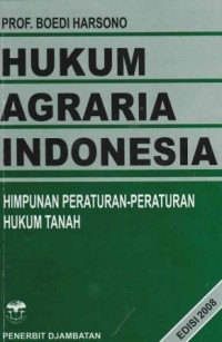 Image of Hukum Agraria Indonesia