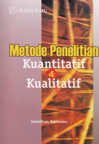 Image of METODE PENELITIAN KUANTITATIF & KUALITATIF