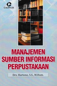 Image of Manajemen sumber informasi perpustkaan