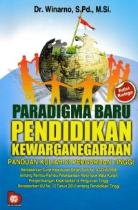 Image of Paradigma Baru Pendidikan Kewarganegaraan Panduan kuliah diperguruan tinggi