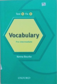 Image of Vocabulary pre- intermediate