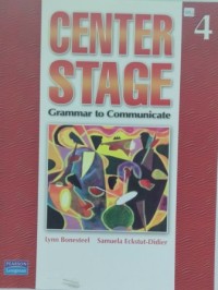 Image of Center stage  - grammar to communicate  4