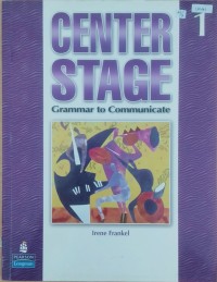 Image of Center stage â€“ grammar to communicate