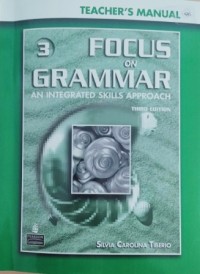 Image of Focus on grammar an integrated skills approach