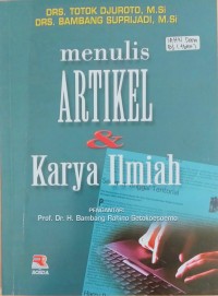 Image of Menulis artikel & karya ilmiah
