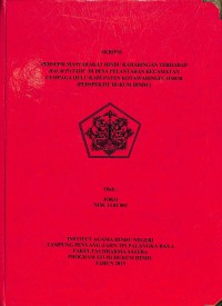 Image of Persepsi Masyarakat Hindu Kaharingan Terhadap Balai Patahu Di Desa Pelantaran Kecamatan Cempaga Hulu Kabupaten Kotawaringain Timur ( Perspektif Hukum Hindu )
