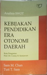 Image of Kebijakan Pendidikan Era Otonomi Daerah