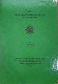 Image of Basarah Umat Hindu kaharingan Pada Masa Pandemi Covid -19 Di Kota Sampit Kab. Kota Waringin Timur