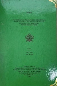 Image of Pengembangan Wisata Relegi Situs Budaya Sandung di Desa Bukit Batu Kecamatan Cempaga Hulu Kabupaten Kotawaringin Timur