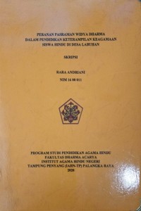 Image of Peranan Pasraman Widya Dharma Dalam Pendidikan Ketrampilan Keagamaan Siswa Hindu di Desa Labuhan