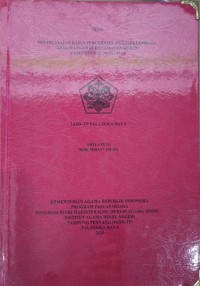 Image of Penyelesaian Kasus Perceraian Melalui Lembaga Kedamangan di Kecamatan Kurun Kab. Gunung Mas