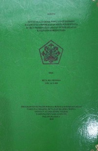 Image of Pengelolaan Objek Wisata Dam Trinsing Dalam Upaya Peningkatan Sektor Pariwisata di Desa Trinsing Kec. Teweh Selatan Kab. Barito Utara