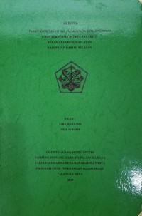 Image of Peran Komunikasi Dalam Menjaga Keharmonisan Umat Beragama Di Desa Kelahien Kec. Dusun Selatan Kab. Barito Selatan
