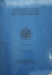 Image of Manajemen Pengembangan Kapasitas Dalam Meningkatkan Mutu Pendidikan SMPN Satu Atap Desa Tumbang Kajamei Kec. Bukit Raya, Kabupaten Katingan (Persfektif Manajemen Pendidikan Hindu)
