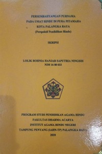 Image of Upacara Odalan Pura Tradisi Hindu Jawa Di Kabupaten Kutai Kertanegara (Kajian Pendidikan Hindu)