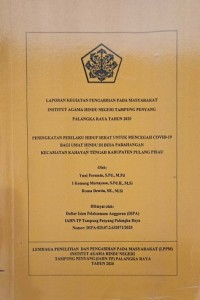 Image of Peningkatan Prilaku Hidup Sehat Untik Mencegah Covid-19 Bagi Umat Hindu Di Desa  Parahangan Kec. Kahayan Tengah Kab. Pulang Pisau