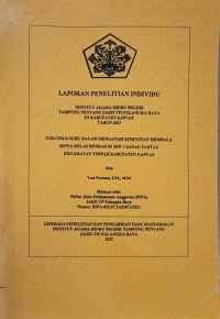 Image of Strategi Guru Dalam Mengatasi Kesulitan Membaca Siswa Kelas Rendah di SDN 1 Danau Pantau Kec. Timpah Kab. Kapuas