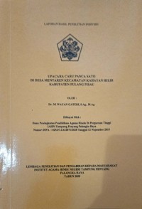 Image of Upacara Caru Panca Sato Di Desa Mentaren Kec. Kahayan Hilir Kab.Pulang Pisau