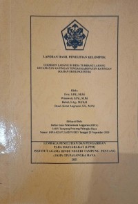 Image of Leksikon Ladang Di Desa Tumbang Lahang Kec. Katingan Tengah Kab. Katingan (Kajian Ekolinguistik)