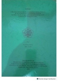 Image of Strategi Pengembangan Atraksi Objek Wisata Perkemahan Panglima Batur Di Desa Trahean Kecamatan Teweh Selatan Kabupaten Barito Utara