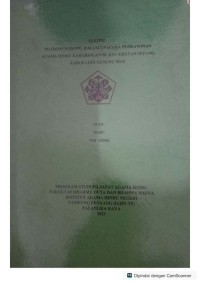 Image of Filosopi Andong Dalam Upacara Perkawinan Agama Hindu Kaharingan di Kecamatan Sepang Kabupaten Gunung Mas