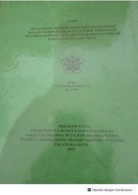 Image of Pengembangan kerajinan tangan tas anjat dalam meningkatkan daya tarik wisatawan di UMKM silip rawi kecamatan Kahayan tengah kabupaten pulang pisau