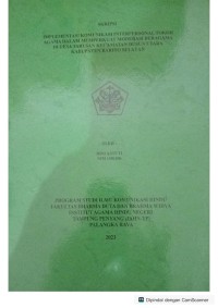 Image of Implementasi komunikasi  interpersonal tokoh agama dalam memperkuat moderasi beragama  di desa tarusan kec. Dusun Utara kab. BARSEL