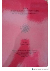 Image of Penerapan sakin bilin dalam perkawinan adat dayak siangdi desa tumbang bantian, kec. Sungai babuat, kab. MURA