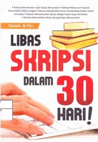 Image of Libas Skripsi Dalam 30 Hari