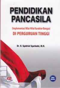 Image of Pendidikan Pancasila di perguruan tinggi