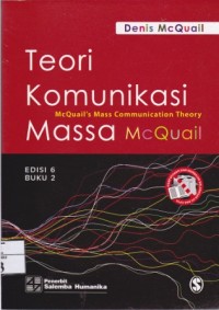 Image of Teori Komunikasi Massa McQuail McQuail's Mass Communication Theory