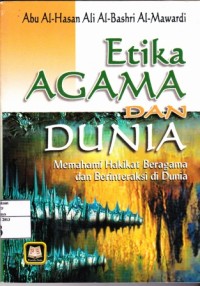 Image of Etika agama dan dunia