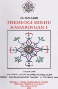 Image of Bahan Ajar Theologi Hindu Kaharingan I