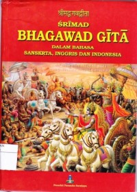 Image of Bhagawad Gita dalam bahasa Sansekerta Inggris dan Indonesia