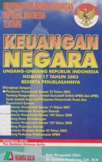Image of Himpunan Perundang-Undangan Republik Indonesia Tentang Keuangan Negara