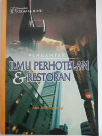 Image of Pengantar ilmu perhotelan & restoran