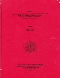 Image of Dampak hukum perceraian terhadap hak asuh anak menurut hukum adat dayak ngaju di Kec.Banama Tingang Kab. Pulpis