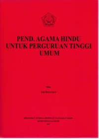 Image of Pendidikan Agama Hindu Untuk Perguruan Tinggi Umum