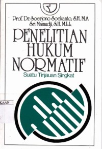 Image of Penelitian hukum normatif suatu tinjauan singkat