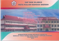 Image of SAP dan silabus mata kuliah bahasa daerah