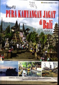 Image of Profil Pura Kahyangan Jagat Di Bali