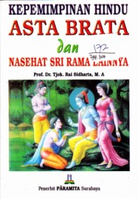 Image of KEPEMIMPINAN HINDU ASTA BRATA & NASEHAT SRI RAMA LAINNYA