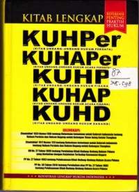 Image of Kitab lengkap KUHPER KUHAPER KUHP KUHAP KUHD