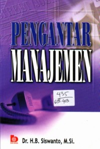 Image of Pengantar manajemen